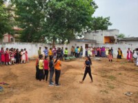 The trainees of all batches at Nihar Skill Education practicing games on the event of "Aadudam Andhra" event being announced by Government of Andhra Pradesh from December, 2023. Trainees actively participated in different games conducted by the management and had lot of fun. Nihar Skill Education