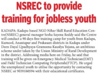 A press note published in Hans India daily newspaper about the starting of EMT & FTCP courses on January 22, 2022
