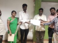 "Best Student of the batch" in boys awarded to Mr Obulesu (FTCP second batch) on December 8, 2022